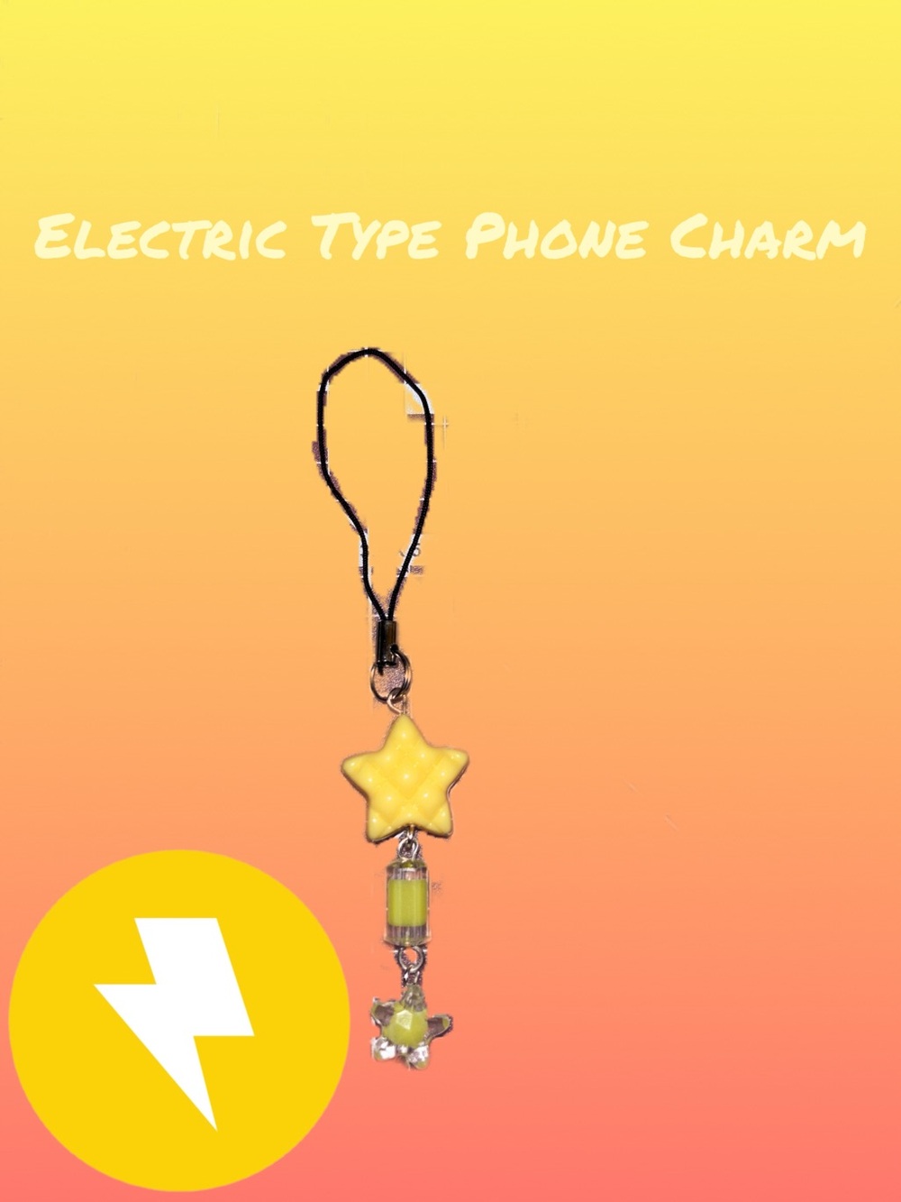 Handmade Electric Type Phone Charm